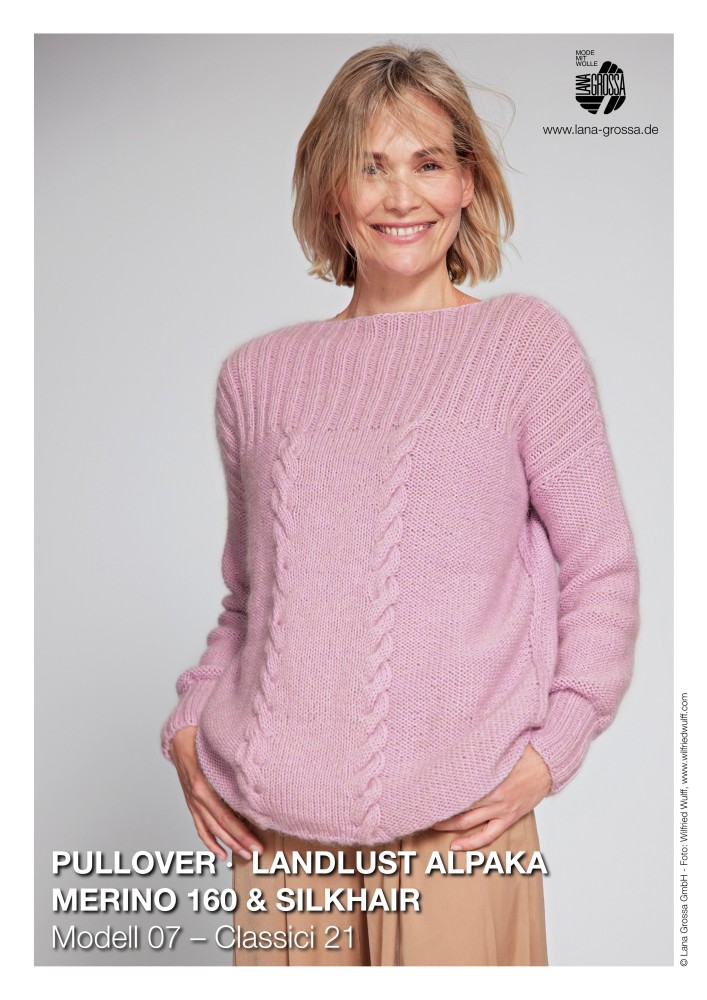 Lana Grossa Strickanleitung Gratis Pullover Landlust Alpaka Merino